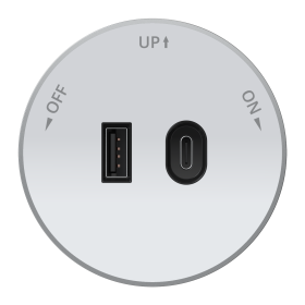 Systeme Electric MultiTrack Розетка 2хUSB (тип А+С) 18Вт, 5В/3А Белый