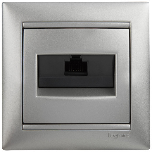 Рамка 1 пост - Legrand Valena - алюминий