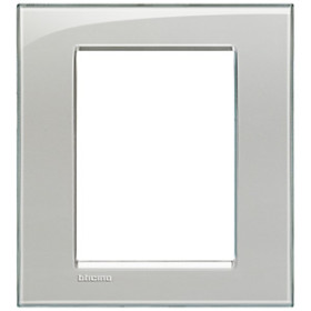 BT LivingLight Серое небо Рамка прямоугольная 3+3 модуля.