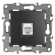 Розетка ЭРА Серия 12 12-3105-05 телефонная RJ11 IP20 антрацит
