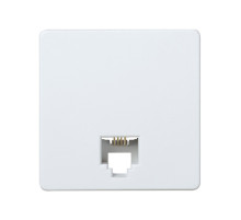 Simon 27 Мех Белая Розетка телефонная (RJ-11, 4 контакта)