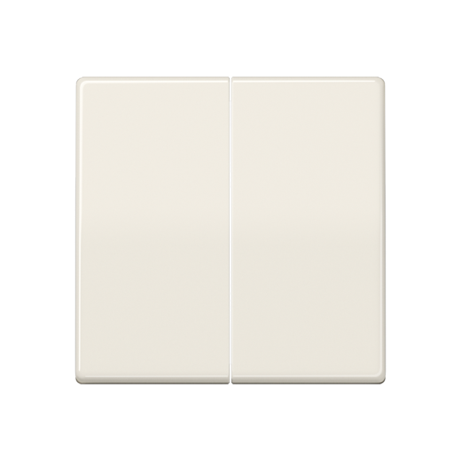 Двойная клавиша для балансирных механизмов выключателей (кнопок), в комплекте с AS90-5HP (крепежный элемент), возможно IP44, дюропласт, слоновая кость, AS500