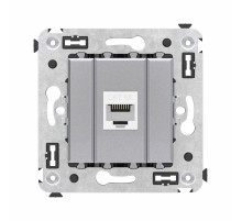 DKC Avanti Компьютерная розетка RJ-45 без шторки в стену, кат.6А одинарная, 