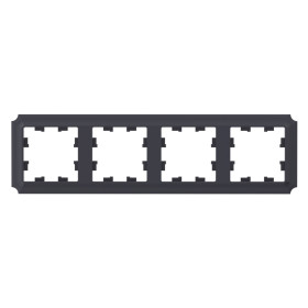 Systeme Electric AtlasDesign Antique Карбон Рамка 4-ая, универсальная