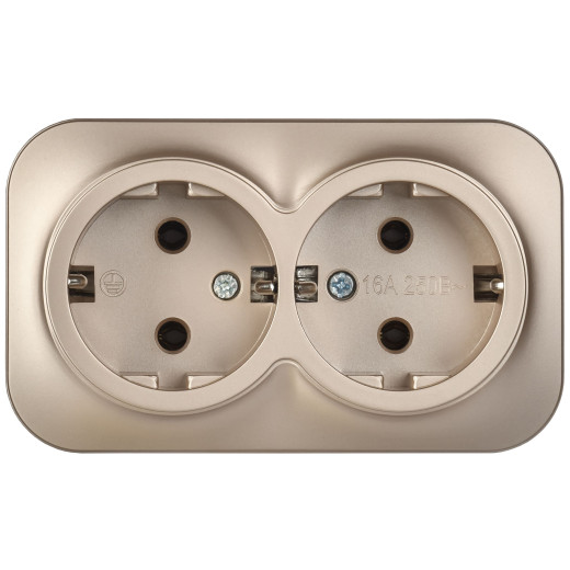 GLORY Роз. 2-я с з/к без з/ш о/у 16А РС22-3-ХШм шамп. м. IEK