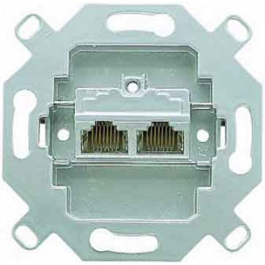 Двойная UAE розетка, экранированная, категория 6