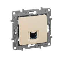 Legrand Etika Слоновая кость Розетка комп (RJ45) 6 категория  UTP.