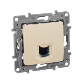 Legrand Etika Слоновая кость Розетка комп (RJ45) 6 категория  UTP.