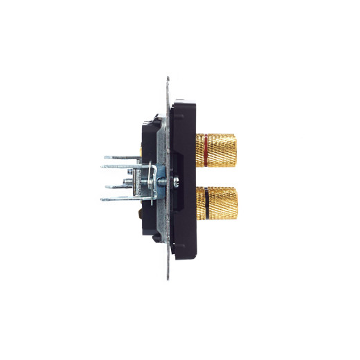 BRITE Аудиорозетка 4-мест. РА10-БрЧ черн. IEK