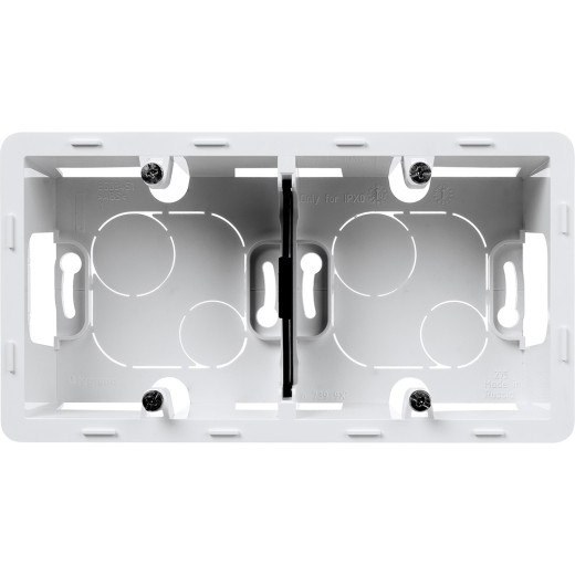 Коробка для накладного монтажа 2 поста - Legrand/Daccord Inspiria - белый