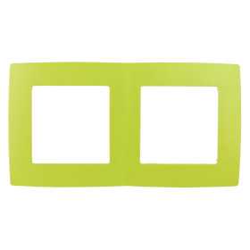 ЭРА 12-5002-26 Рамка на 2 поста, Эра12, лайм (10/100/3000)
