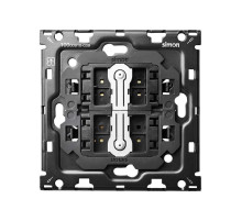 Simon 100 Кит 1 пост механизм 2 перекрестных выключателя + суппорт