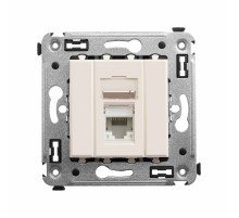 DKC Avanti Компьютерная розетка RJ-45 в стену, кат.5e одинарная, 