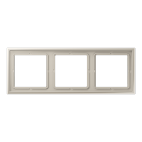 JUNG Нерж. Сталь (лак) Рамка 3-ая термопласт (ударопрочный)