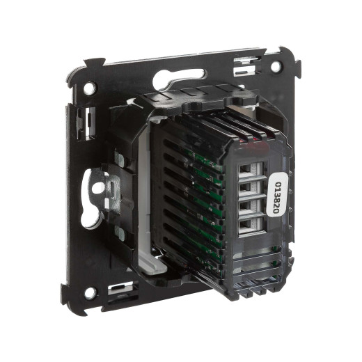 Диммер кнопочный в стену для LED ламп, Avanti, белое облако