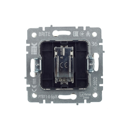 BRITE Роз. TV оконечная РТВ11-0-БрЖ жемч. IEK