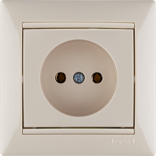 Розетка без заземления - Legrand Valena - без шторок 16А 250В винтовые зажимы - слоновая кость