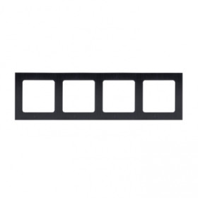 EKF PROxima Стокгольм Черный Металл Рамка 4-ая.