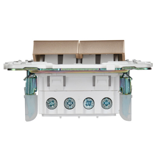 SKANDY Выключ. 2-кл. перекр. 10А SK-V06Sa песоч. IEK
