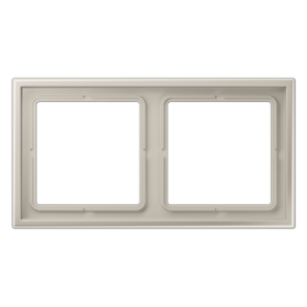 JUNG Нерж. Сталь (лак) Рамка 2-ая термопласт (ударопрочный)