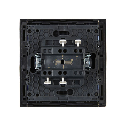 FORTE&PIANO Выключ. 1-кл. перекр. 10А FP112 чер. IEK