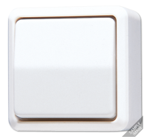 JUNG Слоновая кость Выключатель для накладного монтажа, универсальный