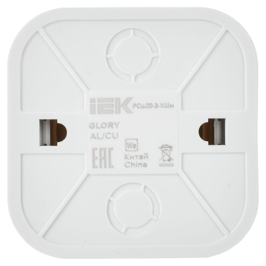 GLORY Роз. с з/к/ш о/у 16А РСш20-3-ХШм шамп. м. IEK