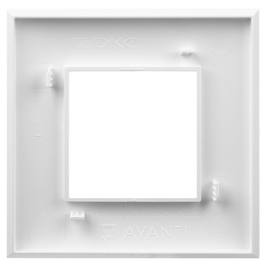 Рамка 1 пост (2 мод.), Avanti, белое облако