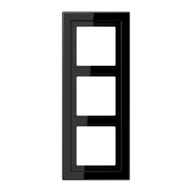 JUNG LSD Черная (дуропласт) Рамка 3-ая