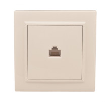 EKF Basic Минск Бежевый Розетка RJ-45, СП.