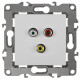 Розетка ЭРА Серия 12 12-3113-01 RCA IP20 белый