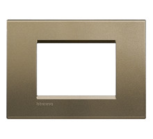 BT LL Коричневый шелк Рамка прямоугольная, 3 мод.