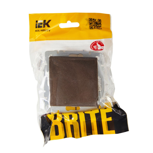 BRITE Выключ. 1-кл. перекр. 10А ВС10-1-3-БрТБ бр. IEK