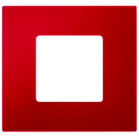 Simon 27 Play Красная Рамка-декор 4-ая