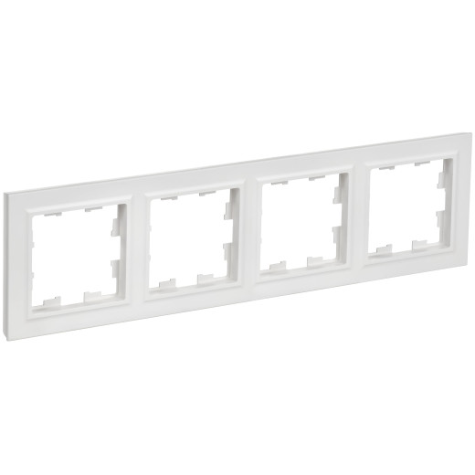 BRITE Рамка 4-мест. РУ-4-БрАБ а/б IEK