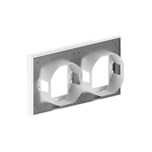 2 - местная рамка, IP44, белая, пластик Эпика EKF