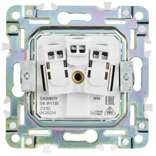 SKANDY Роз. з/к/ш кр. 16А IP44 SK-R11G граф. IEK