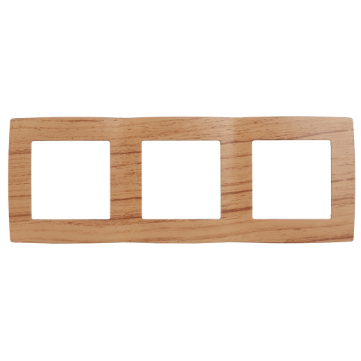 12-5003-09 ЭРА Рамка на 3 поста, Эра12, дуб (15/150/2400)
