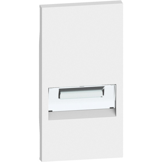 LIVING NOW. Лицевая панель для светильника подсветки 2 модуля.Цвет Белый.