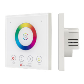 Arlight Панель ARL-2022-RGBW (12-24V, 4x4A, Sens) (IP20 Пластик, 3 года)