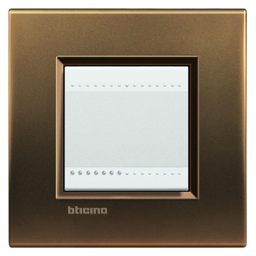 Livinglight Рамка прямоугольная, 1 пост, цвет Бронза