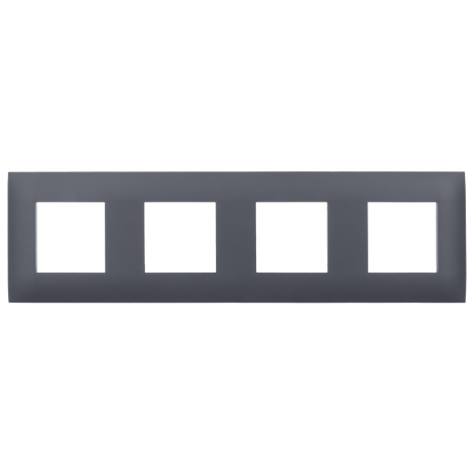 SKANDY Рамка 4-мест. SK-F04T титан IEK