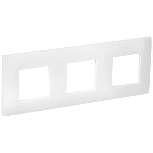 SKANDY Рамка 3-мест. SK-F03W арк. бел. IEK