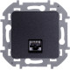 Розетка компьютерная RJ45 категория 6 UTP - Legrand/Daccord Inspiria - антрацит