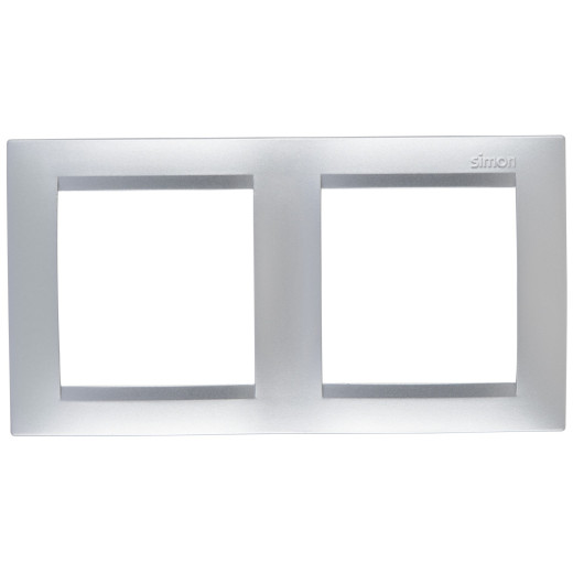 Simon 15 Алюминий Рамка 2-я