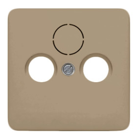 JUNG CD 500/CD plus Бронза Накладка TV-FM-SAT