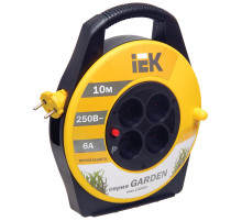 IEK Катушка УК10 с т/з 4 места 2Р/10м 2х0,75 мм2 