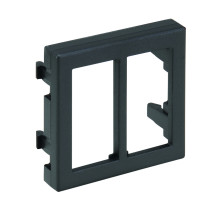 Simon Connect Белый Адаптер для 2 разъёмов CR0001-.., CR0002-.., 45х45мм