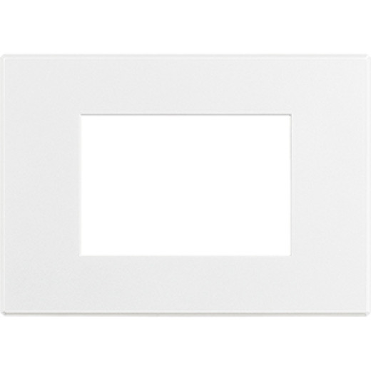 AXOLUTE Air рамка,итальянская модульность, 3 модуля, Матовый белый