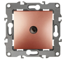 ЭРА 12-3101-14 Розетка TV одиночная, IP20, Эра12, медь (10/100/2500)